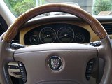instruments and steering wheel : 2005 Jaguar S-type